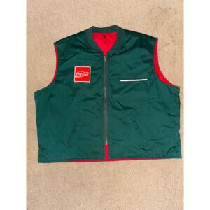 Vintage 70s Coca-cola Delivery Vest XL 27x24 Excellent